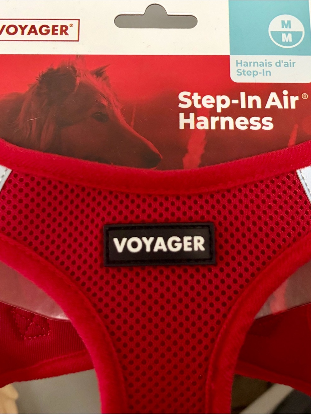 Voyager Step-In Air Dog Harness - Red (Medium)